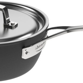 Rondel stożkowy Demeyere Black 5 z pokrywą 20 cm - 5