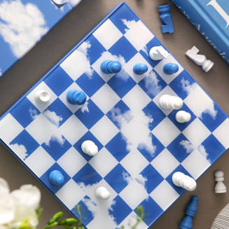 Gra planszowa szachy - Art of Chess Clouds | PRINTWORKS - 4