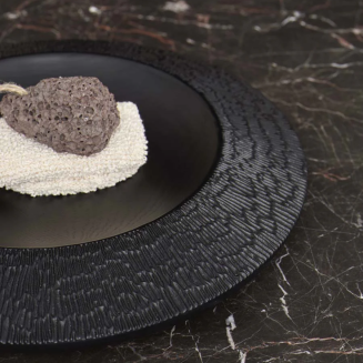 Taca drewniana Aquanova Bryn Black ø 35x5 cm - 4