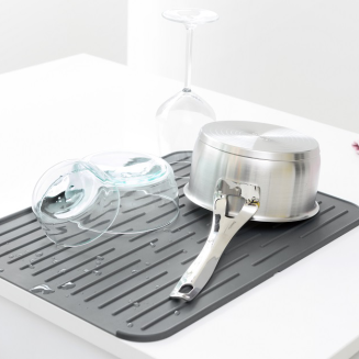 Brabantia dish mat 43x32cm dark gray - 3