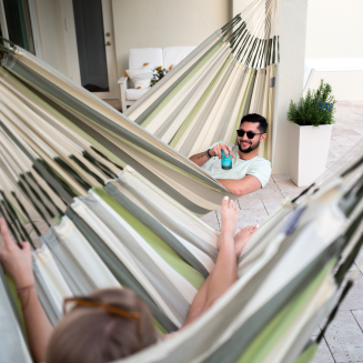  La Siesta Domingo cedar kingsize hammock chair - 2