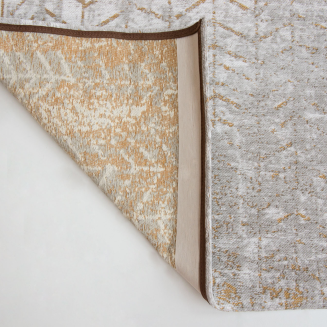  Louis de Poortere Mad Men Jacob's Ladder central yellow round carpet - 6