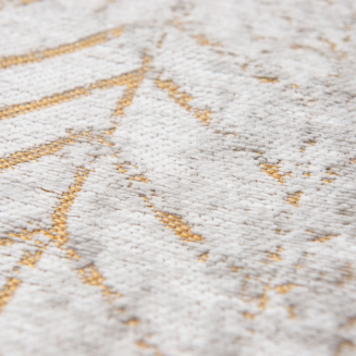  Louis de Poortere Mad Men Jacob's Ladder central yellow round carpet - 3