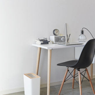  Yamazaki Rin rectangular white waste bin - 4