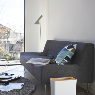  Yamazaki Rin rectangular white waste bin - 5