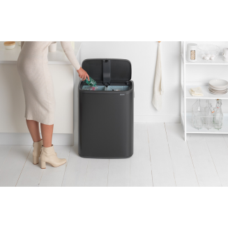  Brabantia Bo Touch Bin 2x30l, matte black - 10