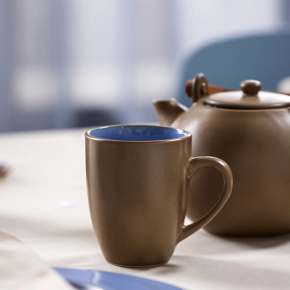  Set of 4 cups Bitz Wood Sand 300 ml - 2