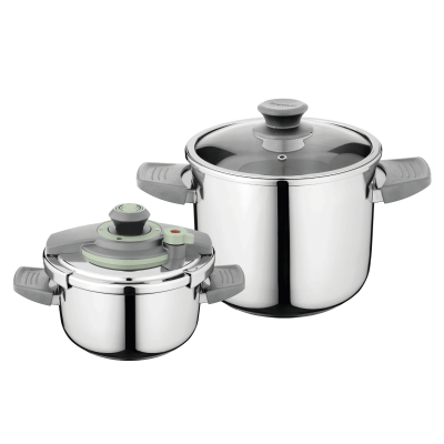 BergHOFF | 4-el. zestaw szybkowarów Vita 4l+7l