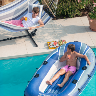  La Siesta Esterel Anthracite adjustable hammock stand - 5