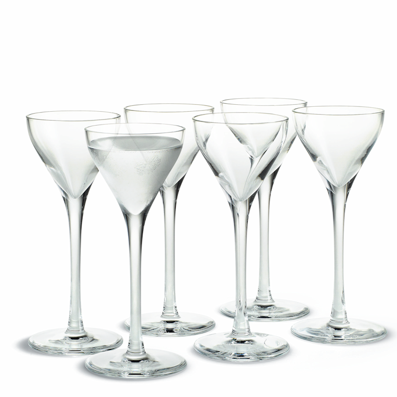  Holmegaard Cabernet vodka glasses - 6 pcs