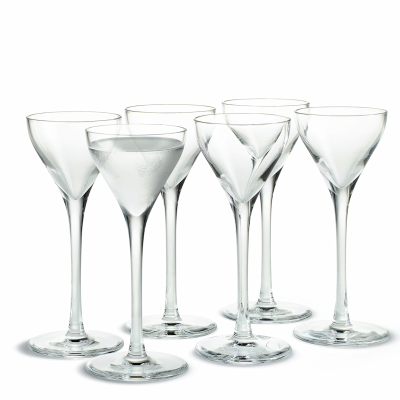  Holmegaard Cabernet vodka glasses - 6 pcs