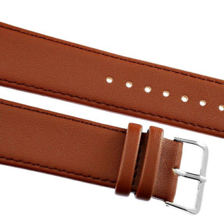 Pasek do zegarka CLASSIC - skóra 24 mm 4999-24XXL-2S Brązowy - 3