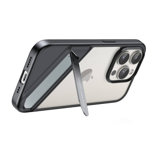 Etui ze stojakiem UGREEN LP738 iPhone 15 Plus (Czarny) - 2