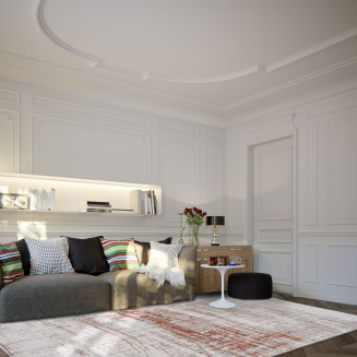  Louis de Poortere Mad Men Griff copperfield round rug - 9