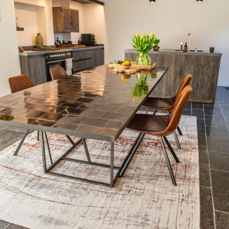  Louis de Poortere Mad Men Griff copperfield round rug - 6