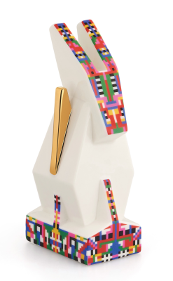  Alessi Holyhedrics Donkey porcelain figurine