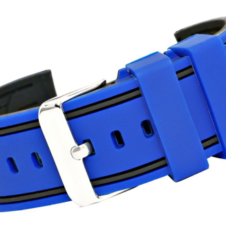 Pasek silikonowy GRANATOWO-CZARNY U14-20-11 - 2