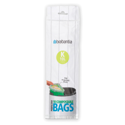  Brabantia PerfectFit Bags biodegradable garbage bags, size K, 10l, 10 pcs