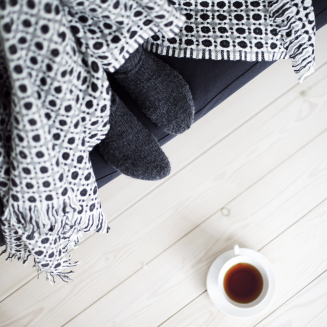  Lapuan Kankurit Corona blanket grey-black 130x170 cm - 3