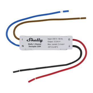 Odsprzęgacz 1-kanałowy Shelly Decoupler 230V - 3