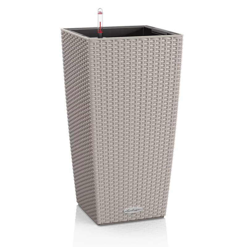  Lechuza Cubico Cottage 30 planter | 40 sand brown