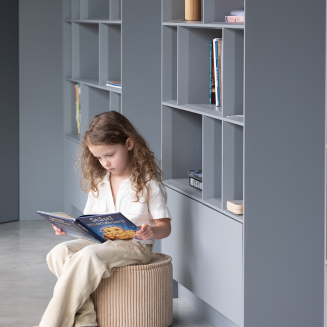  Wigiwama Pouffe Brown Sugar Children's Pouffe - 4