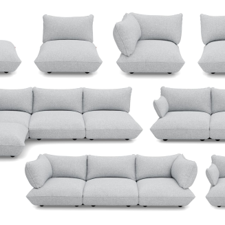 Siedzisko Fatboy Sumo Hocker Boucle Light Grey Melange - 4