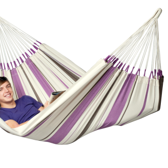  La Siesta Caribena purple single hammock - 2