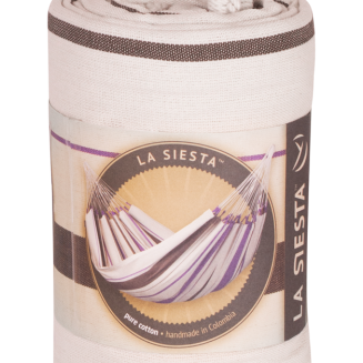  La Siesta Caribena purple single hammock - 6