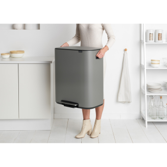 Brabantia Bo waste bin 60l, mineral gray - 7
