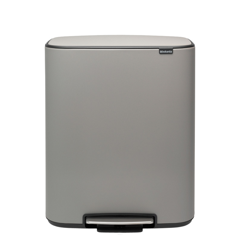 Brabantia Bo waste bin 60l, mineral gray