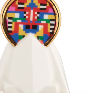  Alessi Holyhedrics Mary porcelain figurine - 3