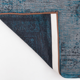  Louis de Poortere Fading World Medallion gray turquoise carpet - 7