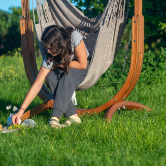  La Siesta Cumbia Outdoor Almond hanging seat - 7