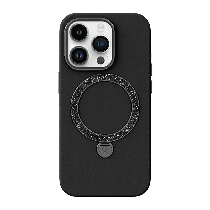 Etui Joyroom PN-15L4 Dancing Circle do iPhone 15 Pro Max (czarne)