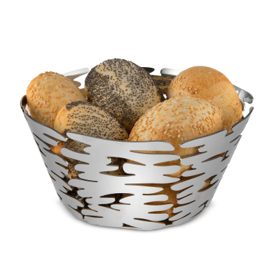 Alessi Barket basket 21 cm silver