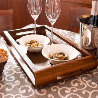  Artelegno VASD double-sided walnut tray 49 cm - 2