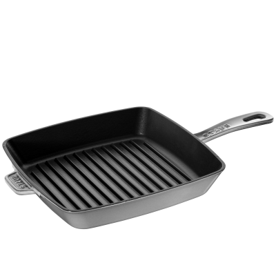  Staub square cast iron grill pan - 26 cm, graphite