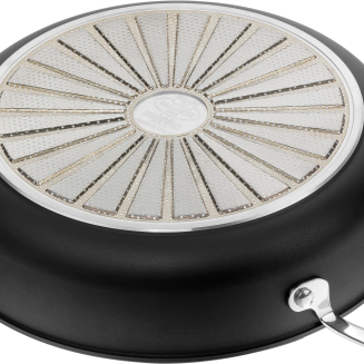  Deep induction frying pan with 2 handles Ballarini Alba - 28 cm - 6