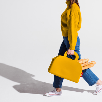 Fatboy Sjopper-Kees shopping bag Yellow ochre - 6