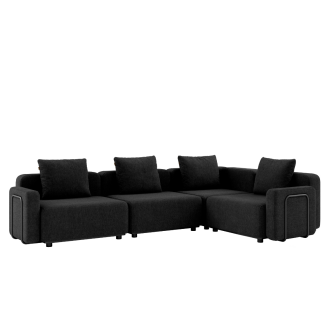Sofa ogrodowa SACKit Cobana Lounge Sofa 5 Seater Black - 8