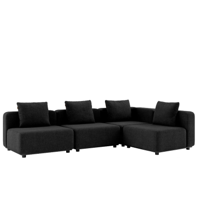 Sofa ogrodowa SACKit Cobana Lounge Sofa 5 Seater Black