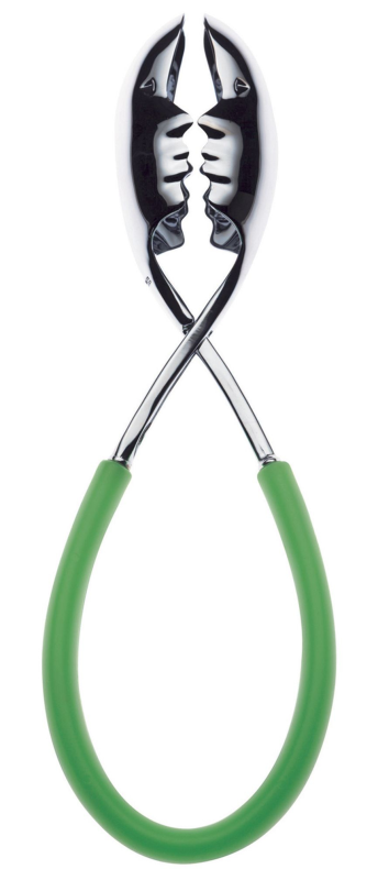  Casa Bugatti Molla Kiss salad tongs, green