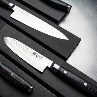 Nóż Santoku Yaxell Zen 16.5 cm - 8