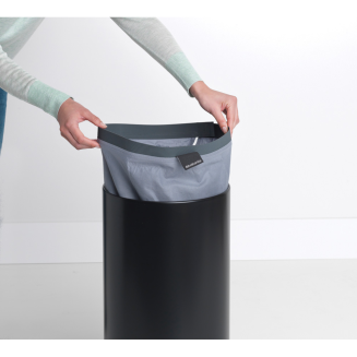  Brabantia laundry basket with cork cover, black, 35l - 3