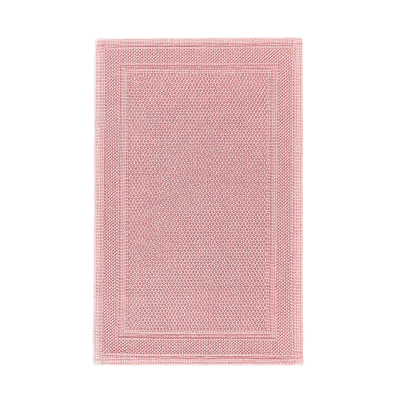 Graccioza Bee Waffle Blush bathroom rug 50x80 cm