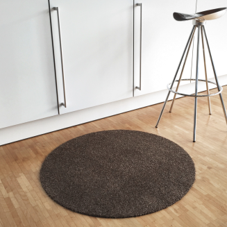  Keilbach Point round doormat, warm gray - 3