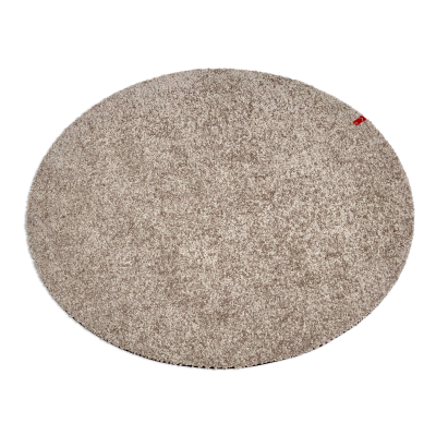 Keilbach Point round doormat, warm gray