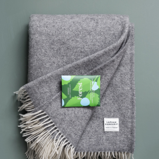 Koc Lapuan Kankurit ARVO white-melange grey 130x180 cm - 2