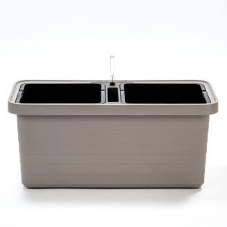 PLASTIA BERBERIS DUO Donica samonawadniająca 78x39 cm jasnoszary - 3